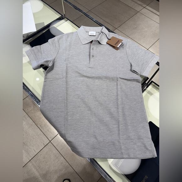 Burberry men’s polo grey xL - Picture 1 of 4
